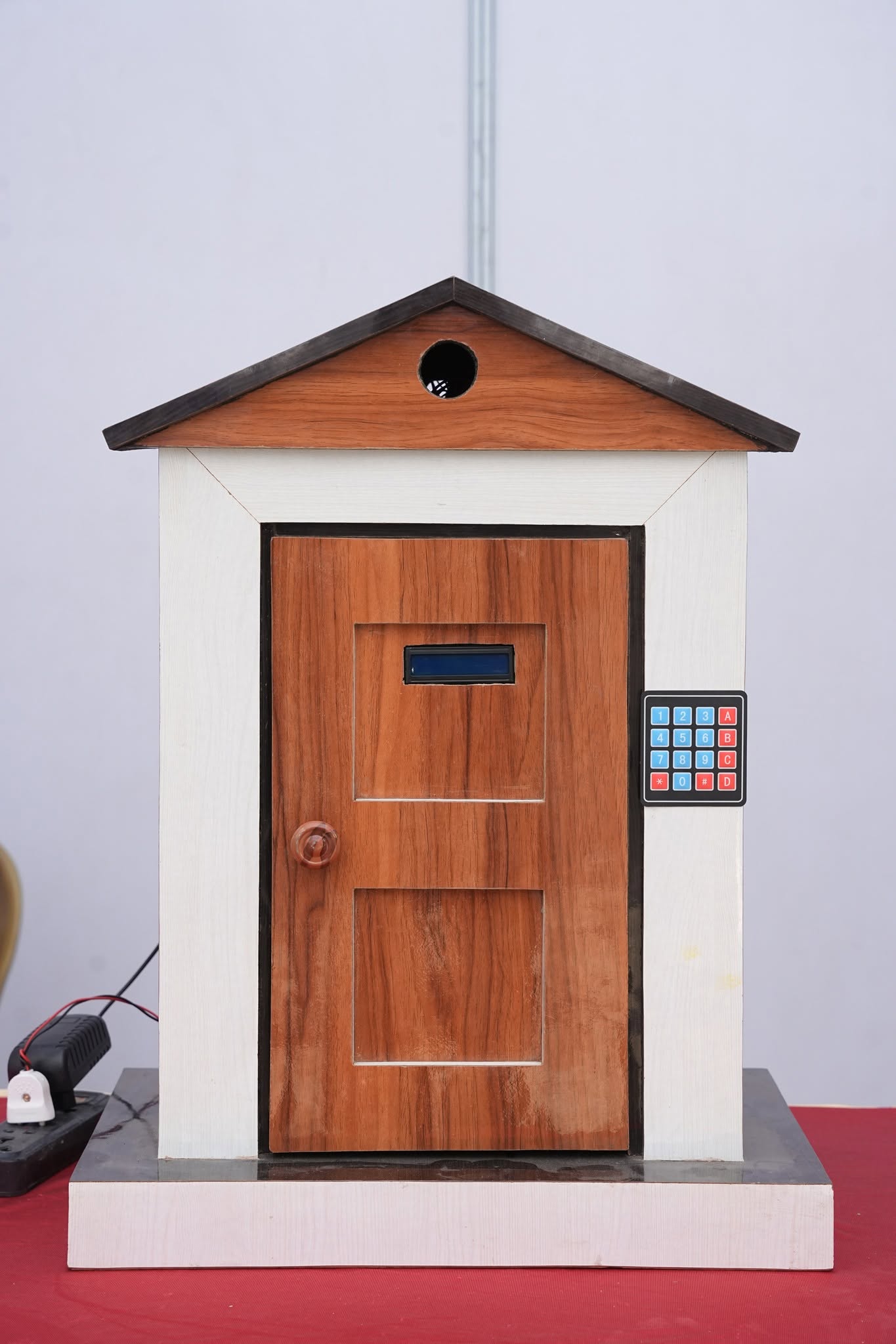 Mini smart door project with keypad access system
