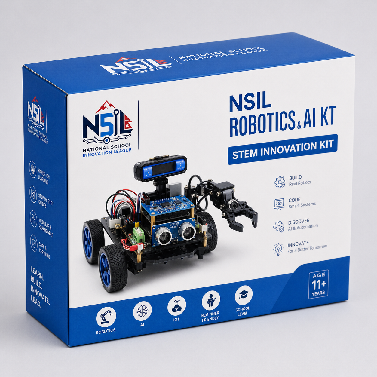 NSIL robotics and AI kit box